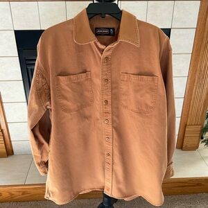 Jesse James Industrial 100% Cotton Long Sleeve Button Down Shirt, Mens Sz XL